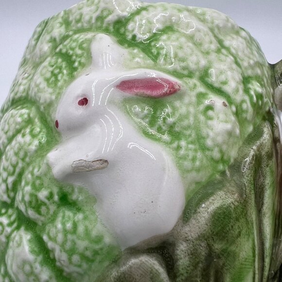 hand painted takahashi rabbit creamer mini pitcher syrup holder great child size - Picture 3 of 10